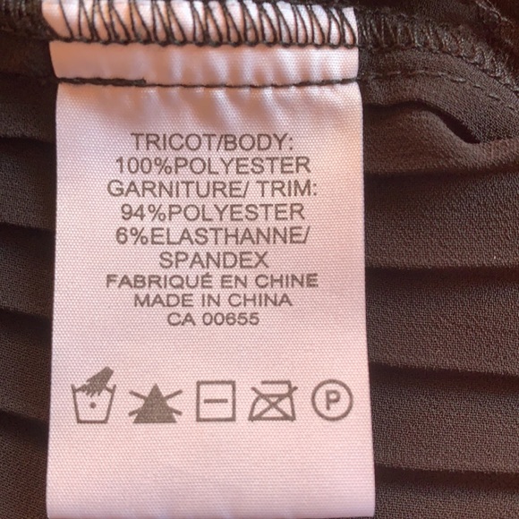 Addition Elle - Pleated Sheer Blouse - Picture 6 of 11